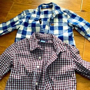 3/$30 4T boy Long sleeved dress shirts